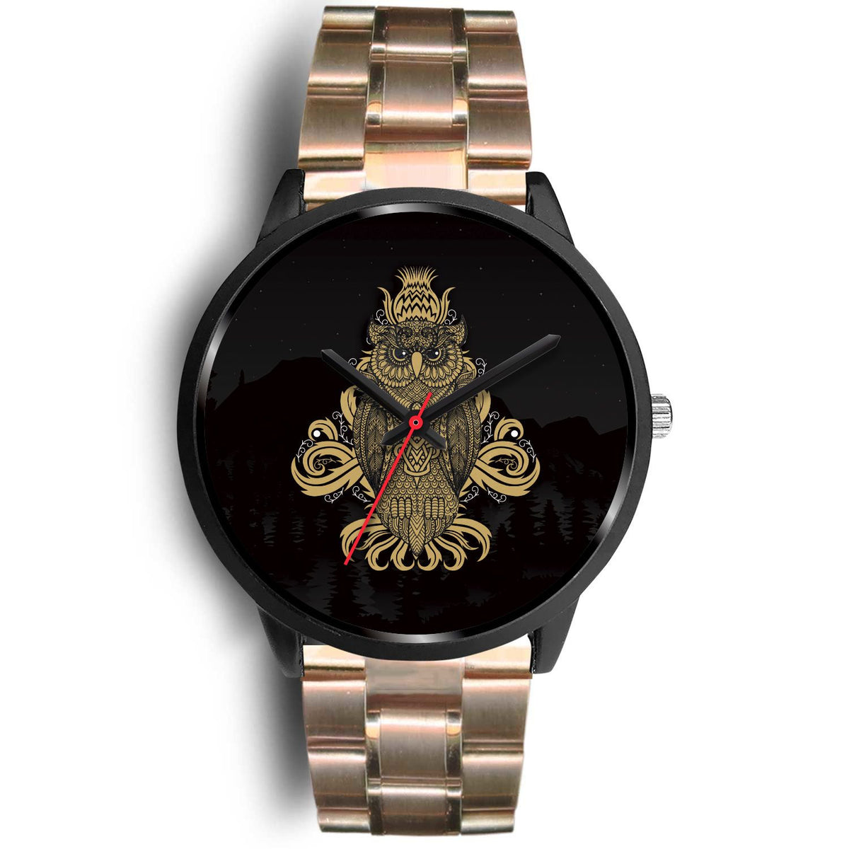 Owl Custom Stainless Steel Watch - Perfenq
