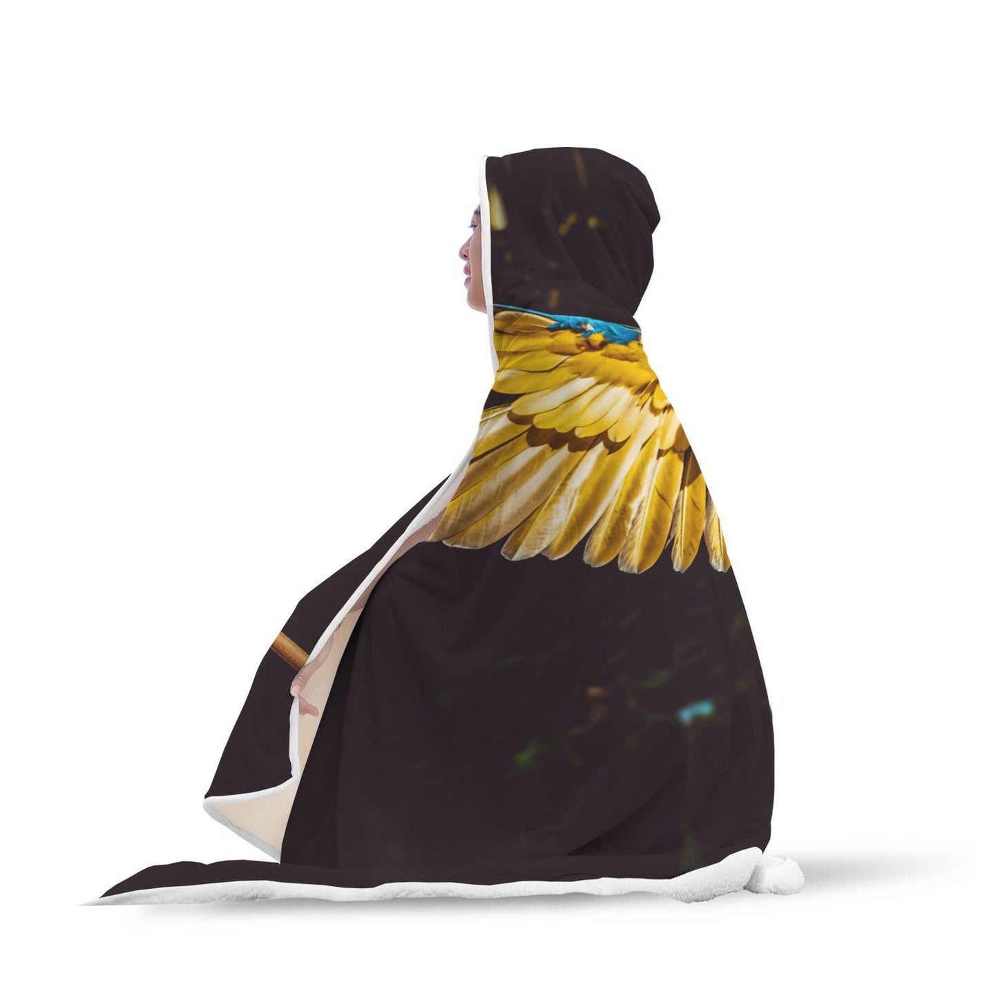 Beautiful Parrot Hooded Blanket - Perfenq