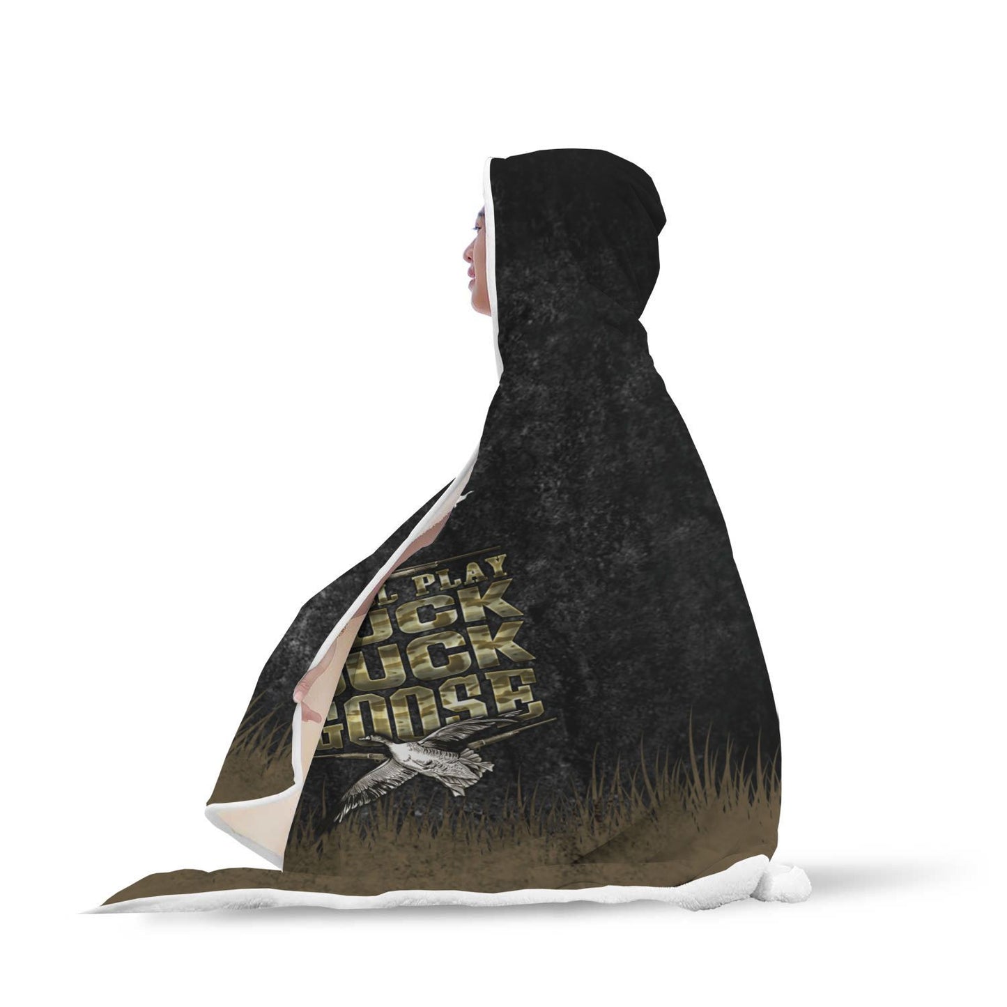 Duck Hunting Hooded Blanket - Perfenq