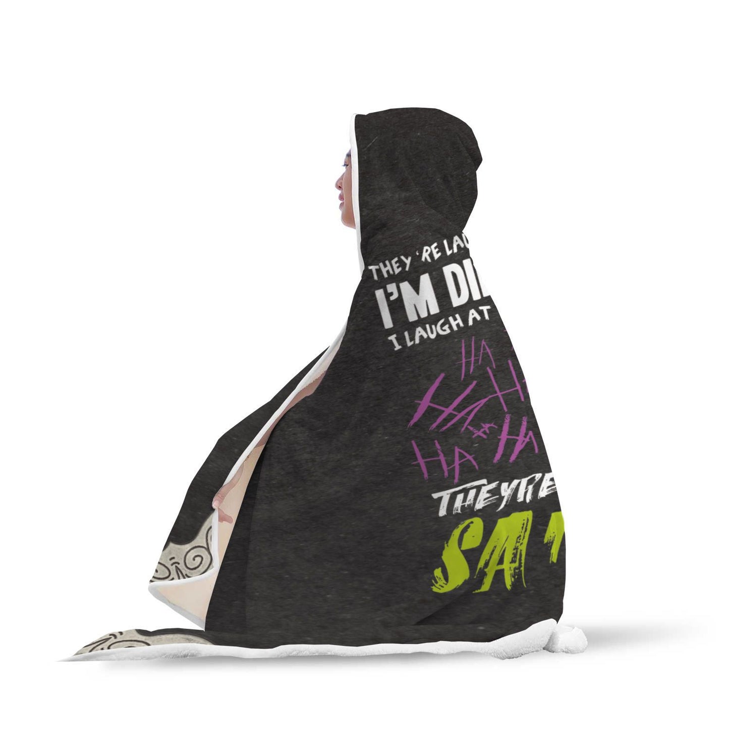 Funny Hooded Blanket - Perfenq
