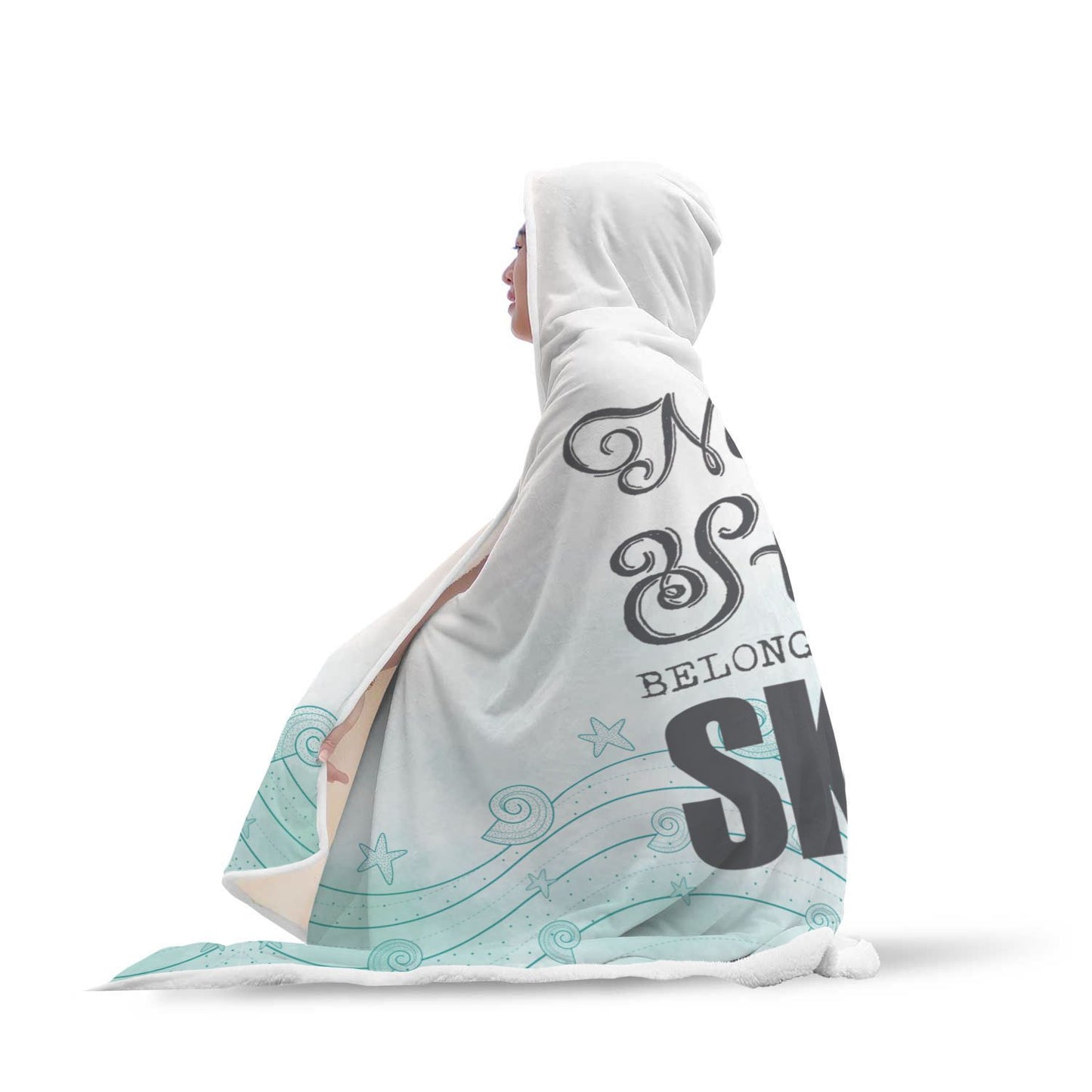 Not All Stars Belong In the Sky Hooded Blanket - Perfenq