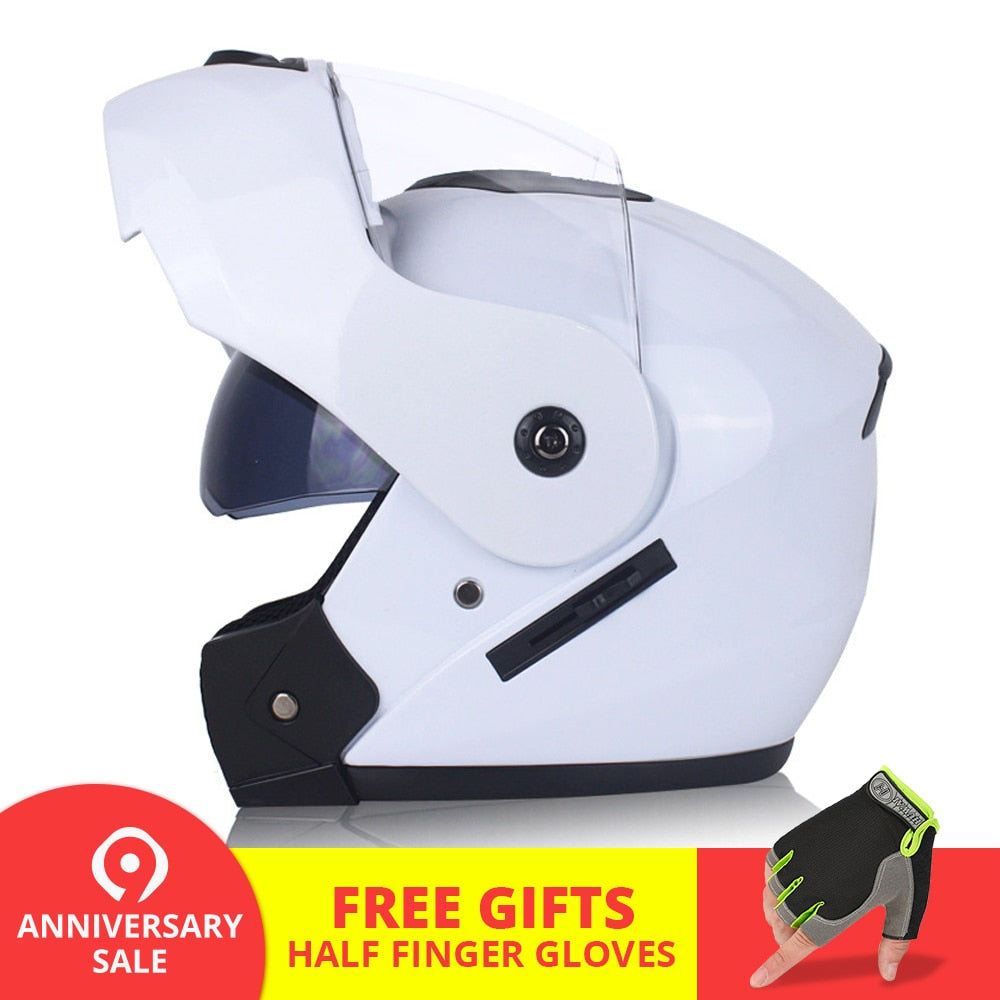 Flip Up Dot Certified helmet - 2019 Edition - Perfenq