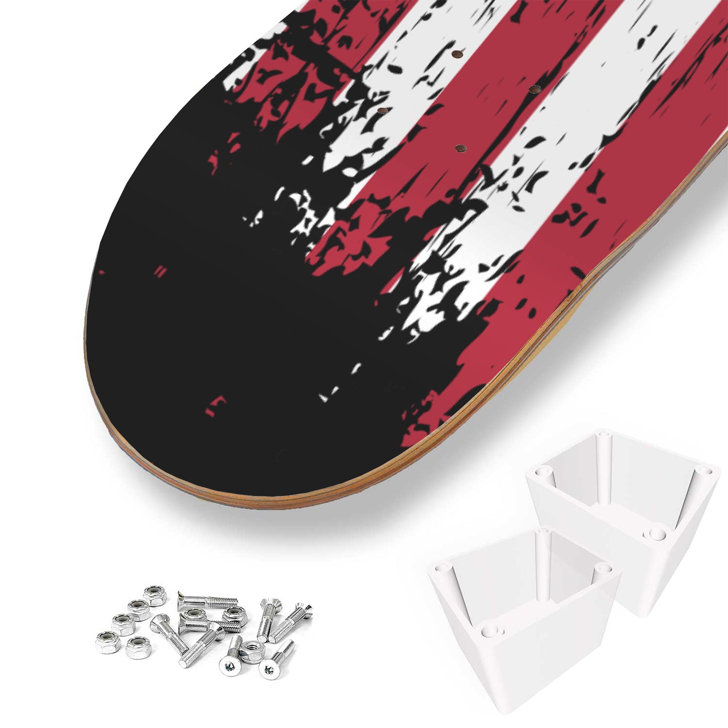 USA 3 Skateboard Wall Art - Perfenq