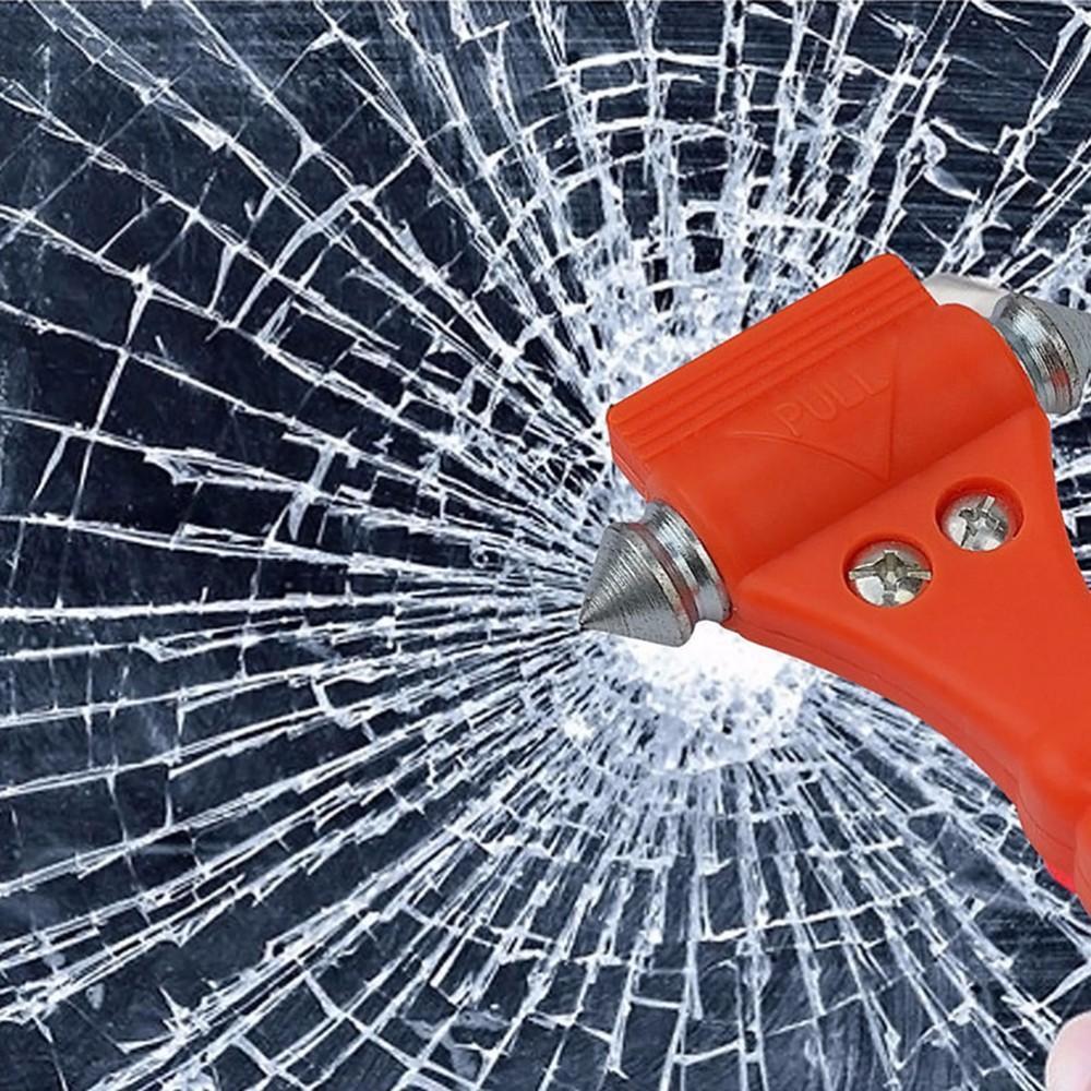 Car Safety Hammer With Built In Seatbelt Cutter - Perfenq