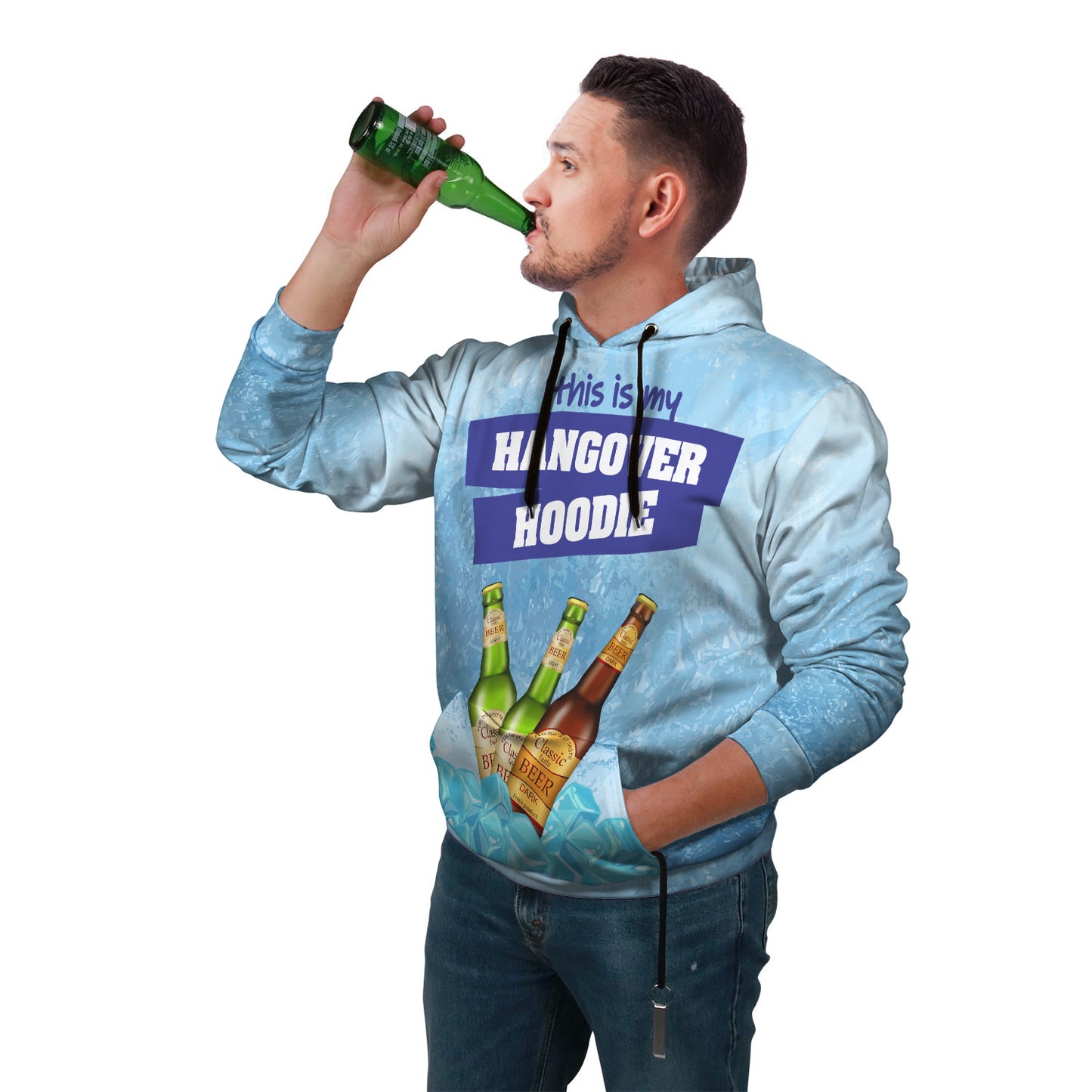 Beer Hangover Custom Designed Hoodie - Perfenq