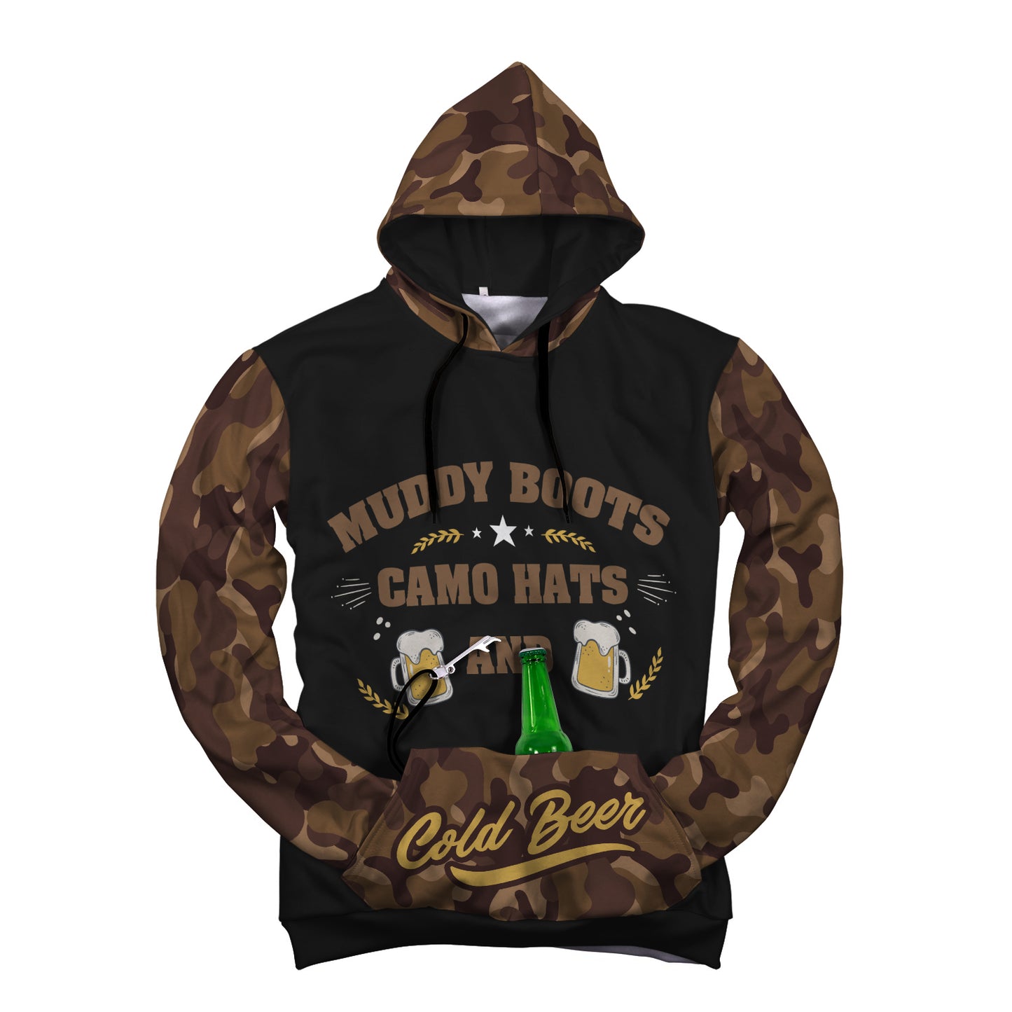 Camping Beer Custom Designed Hoodie - Perfenq