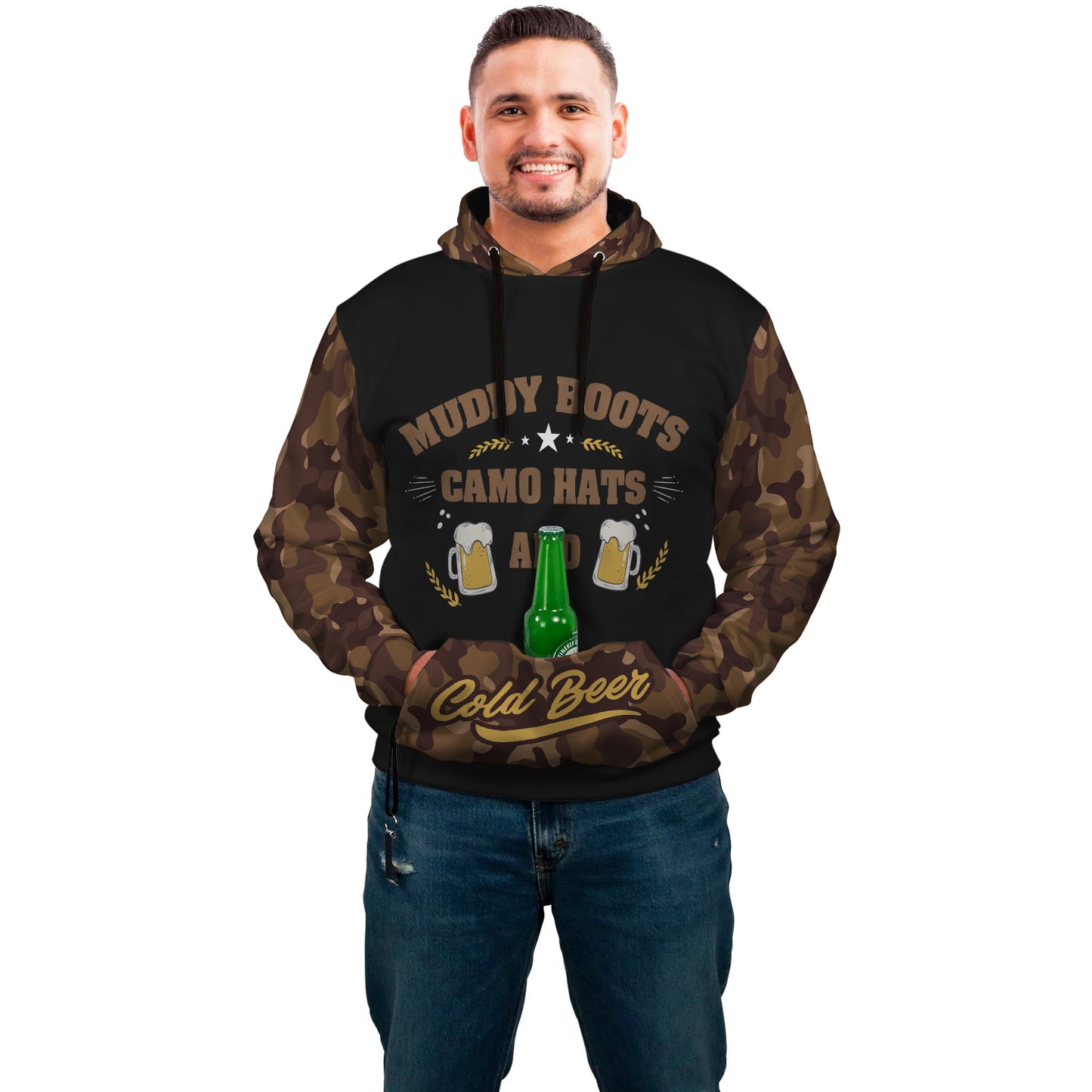 Camping Beer Custom Designed Hoodie - Perfenq