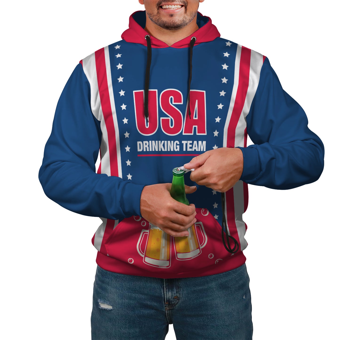 USA Beer Custom Designed Hoodie - Perfenq