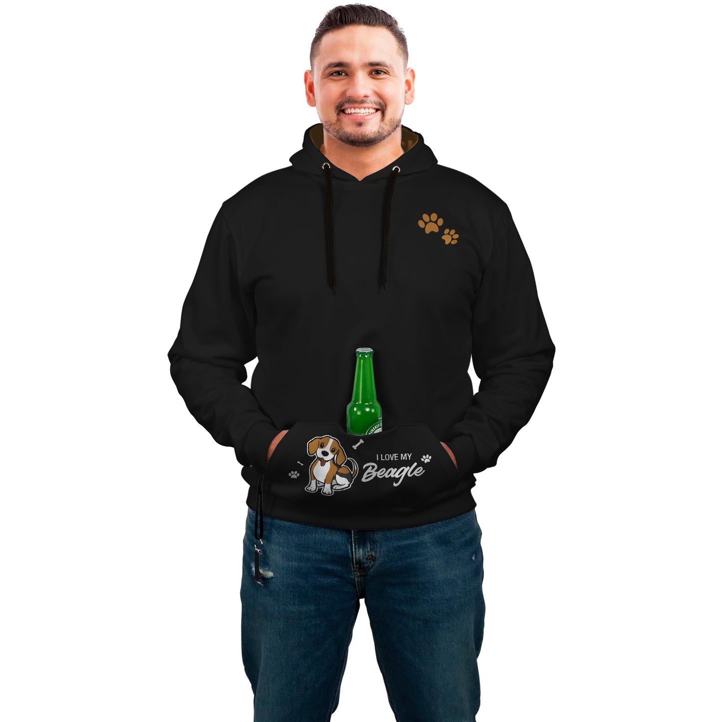 Beagle Love Custom Designed Hoodie - Perfenq