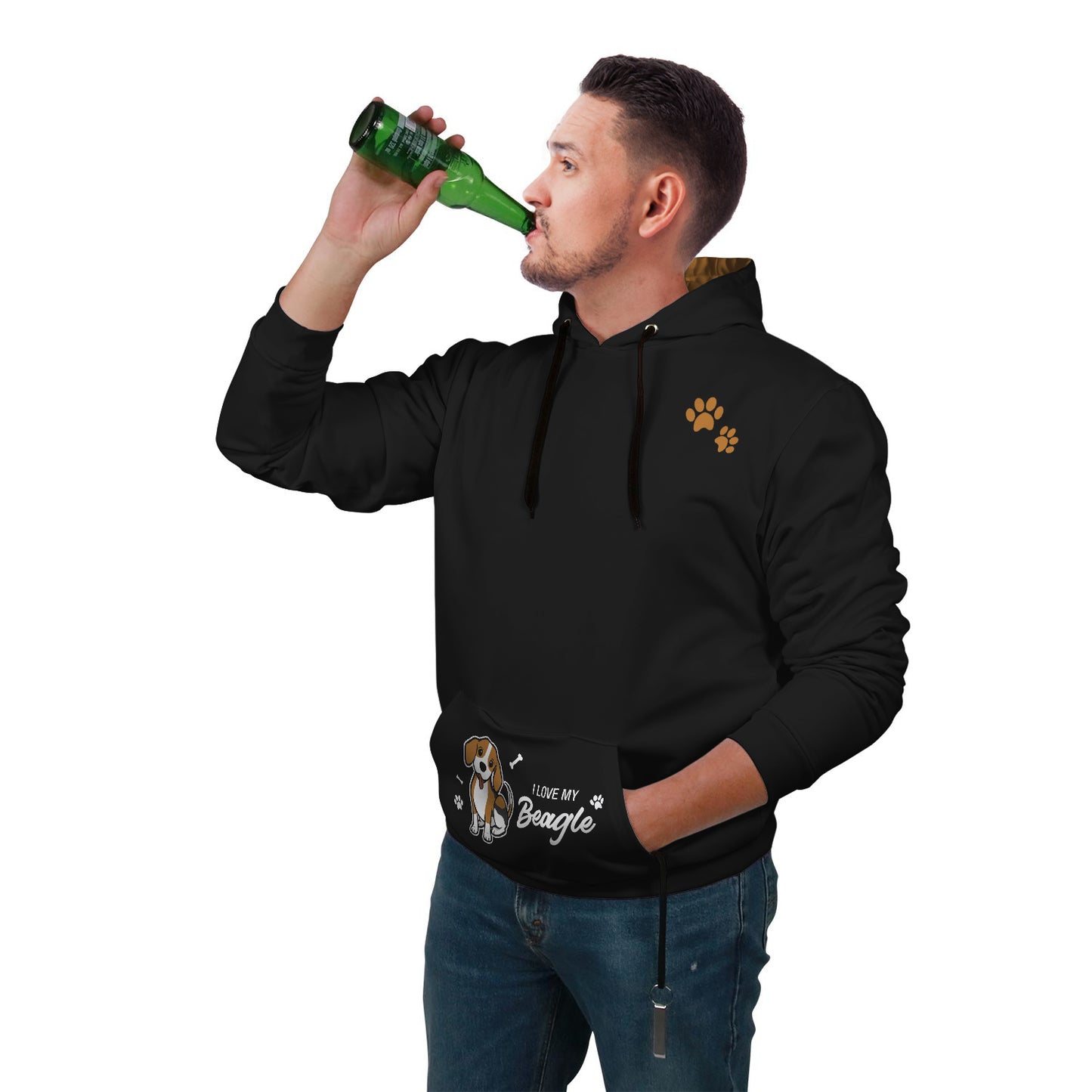 Beagle Love Custom Designed Hoodie - Perfenq