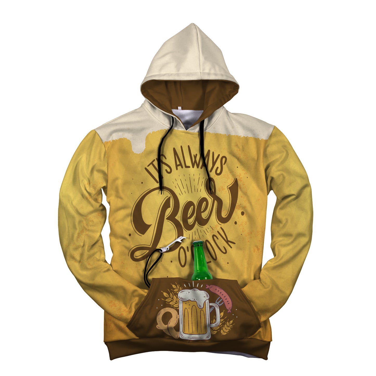 Beer O'Clock Hoodie - Perfenq