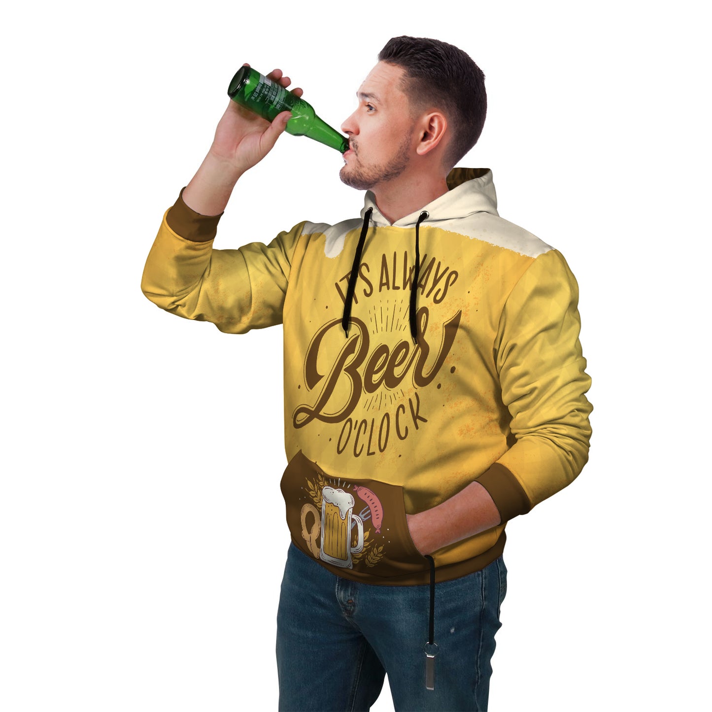 Beer O'Clock Hoodie - Perfenq