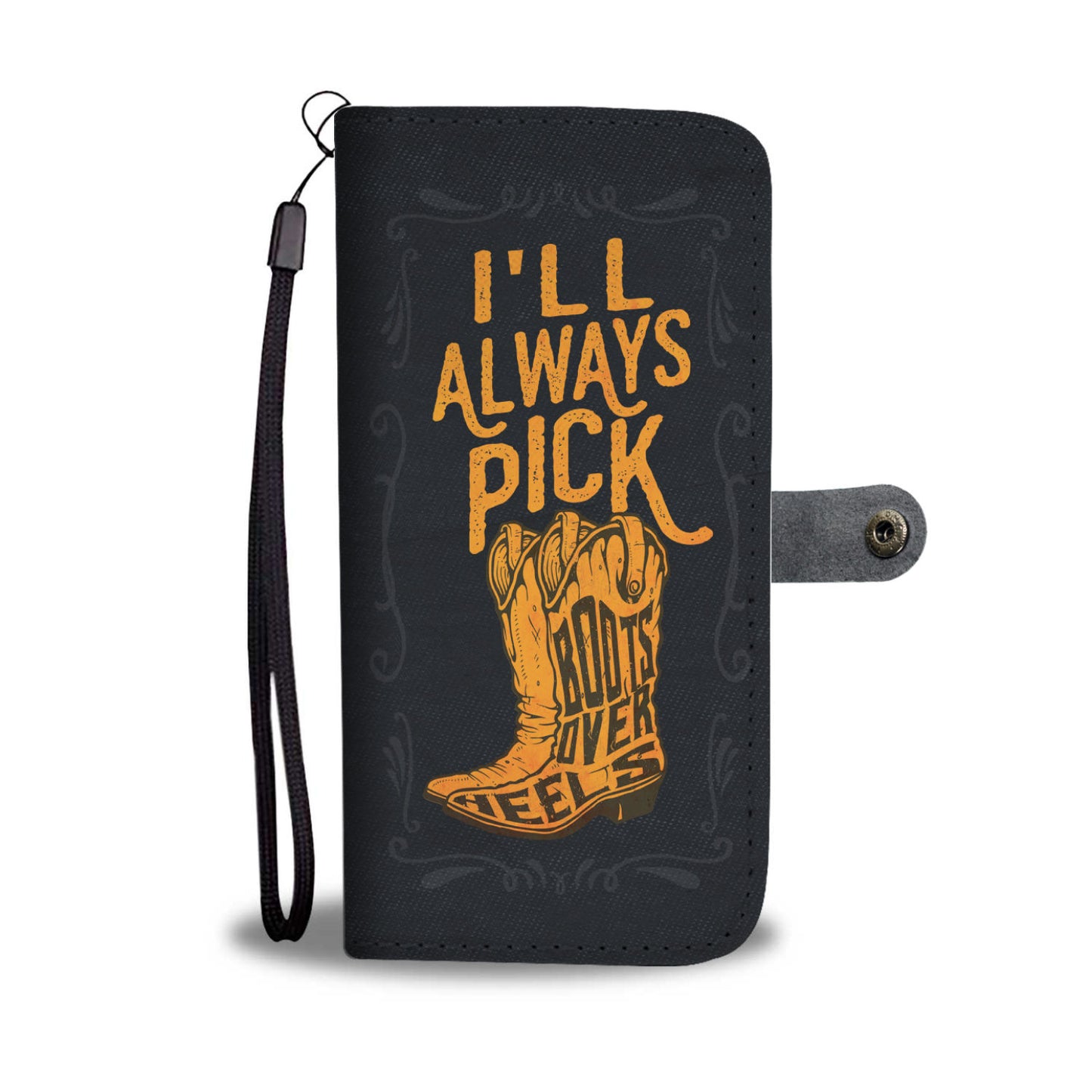 Boots Over Heels Phone Wallet Case