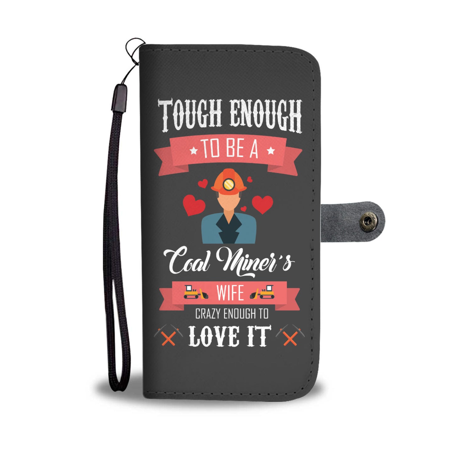 Coal Miner's Phone Wallet Case