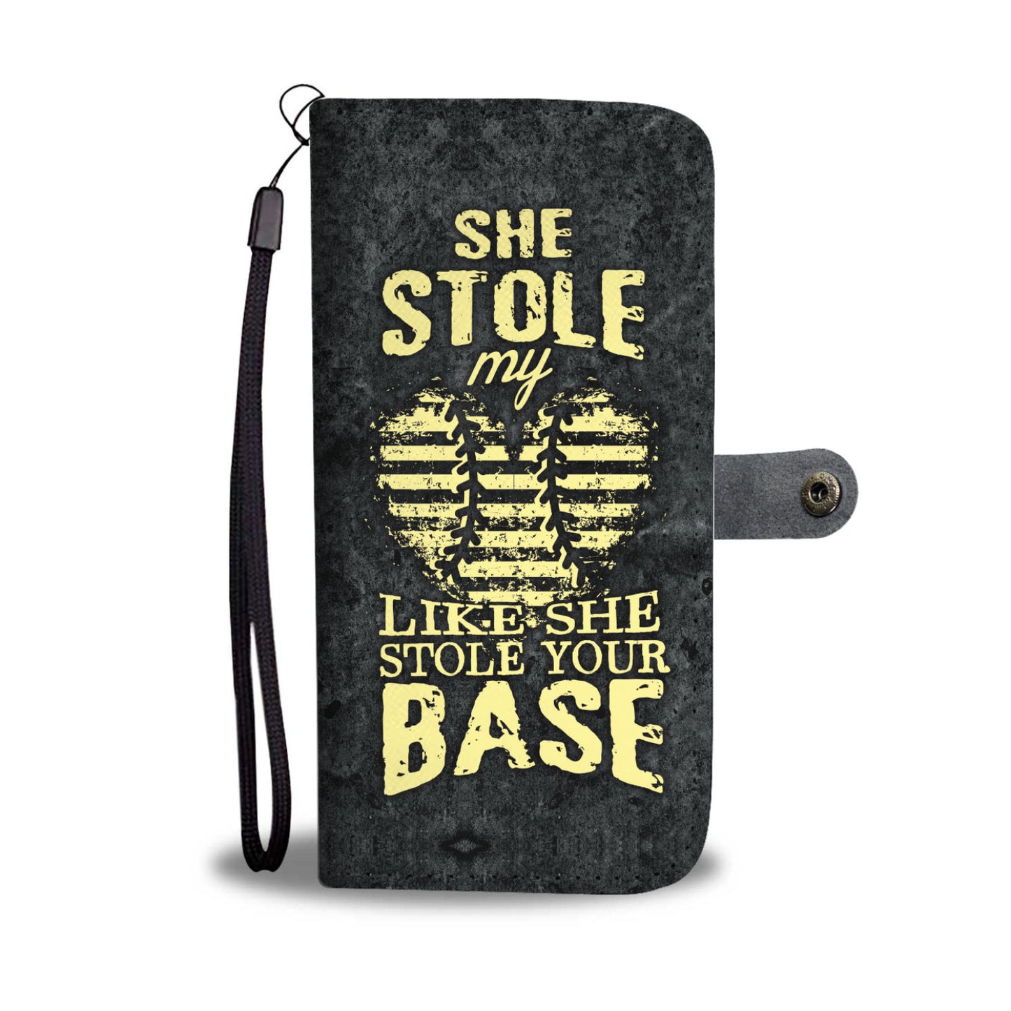 She Stole My Heart Phone Wallet Case
