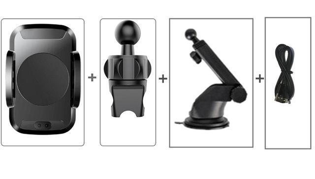 Smart Car Mount with Wireless Charging - Perfenq