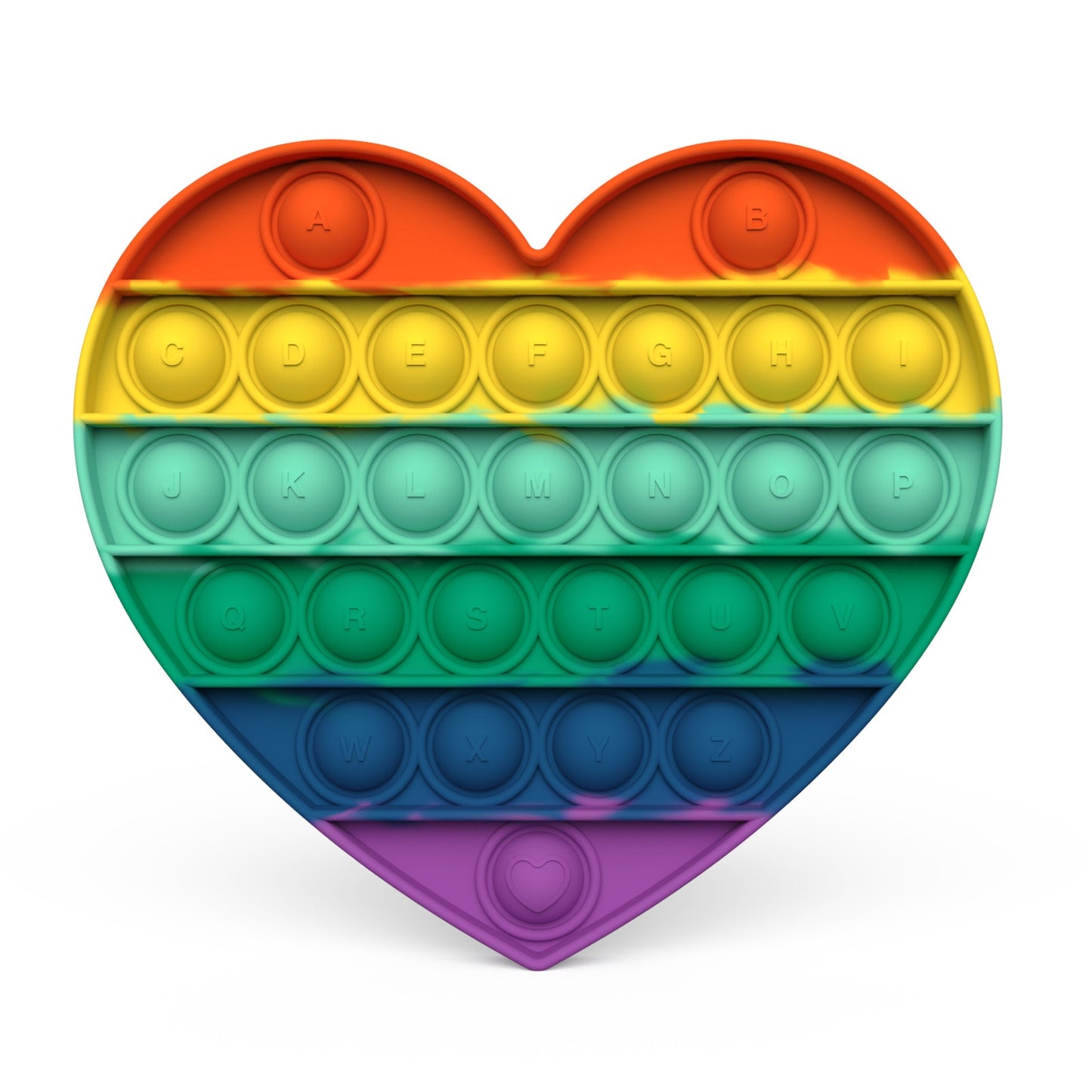Rainbow Fruits & Animals Pop It Fidget Toys
