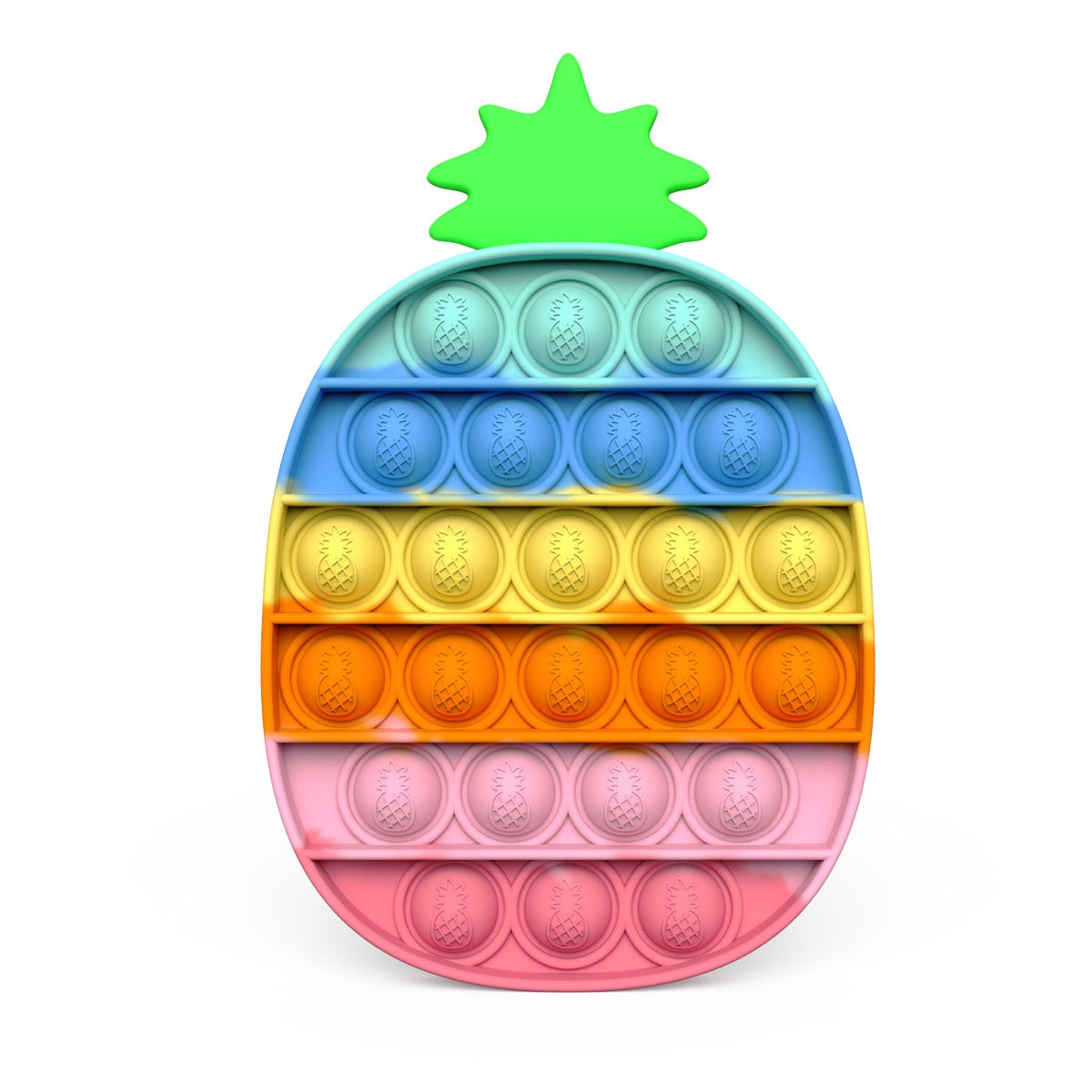 Rainbow Fruits & Animals Pop It Fidget Toys
