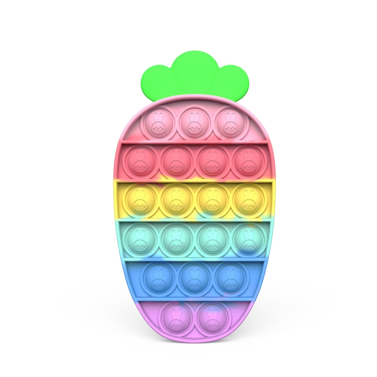 Rainbow Fruits & Animals Pop It Fidget Toys