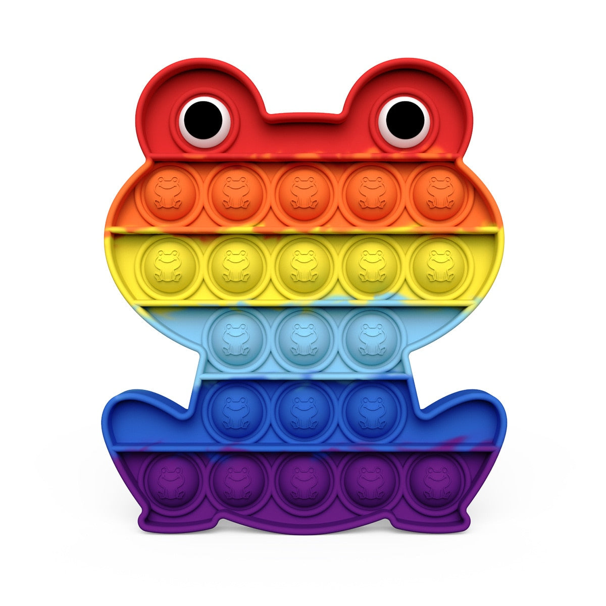 Rainbow Fruits & Animals Pop It Fidget Toys