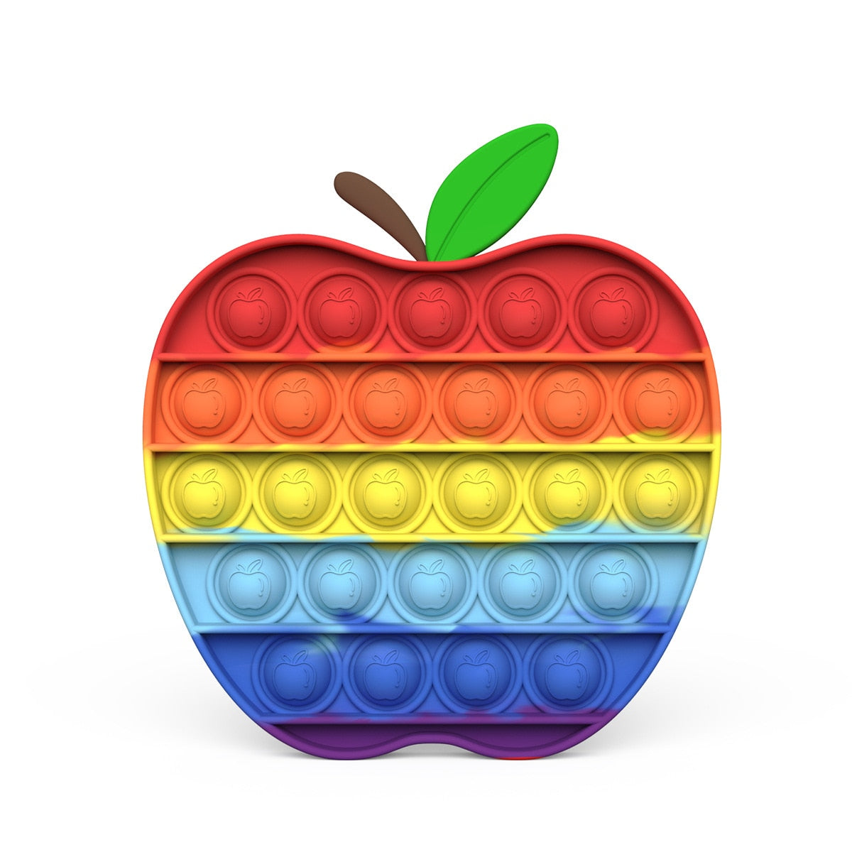 Rainbow Fruits & Animals Pop It Fidget Toys