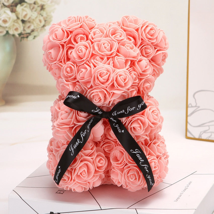 Rose Teddy Bear - Perfenq