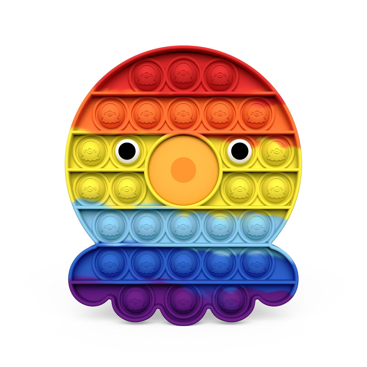 Rainbow Fruits & Animals Pop It Fidget Toys