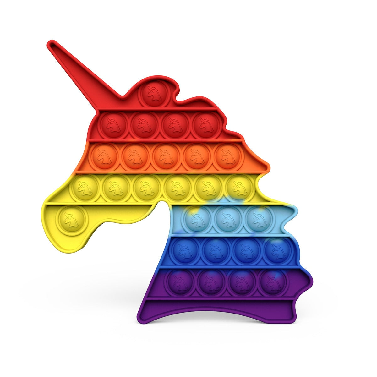Rainbow Fruits & Animals Pop It Fidget Toys