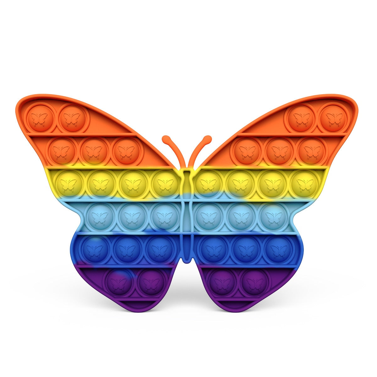 Rainbow Fruits & Animals Pop It Fidget Toys