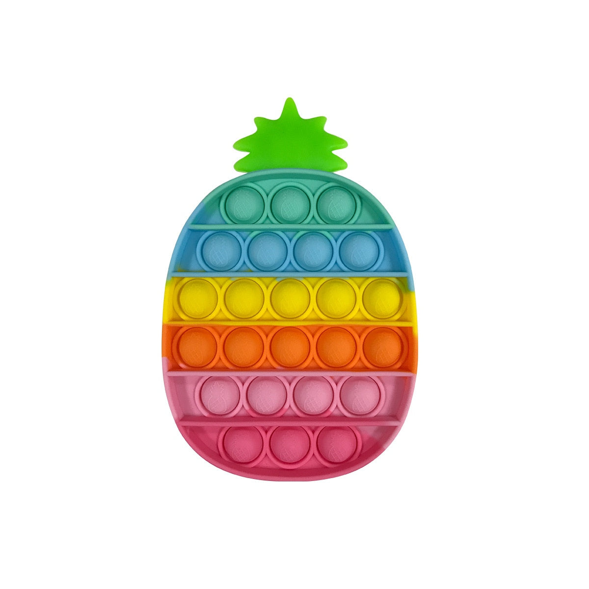 Rainbow Fruits & Animals Pop It Fidget Toys