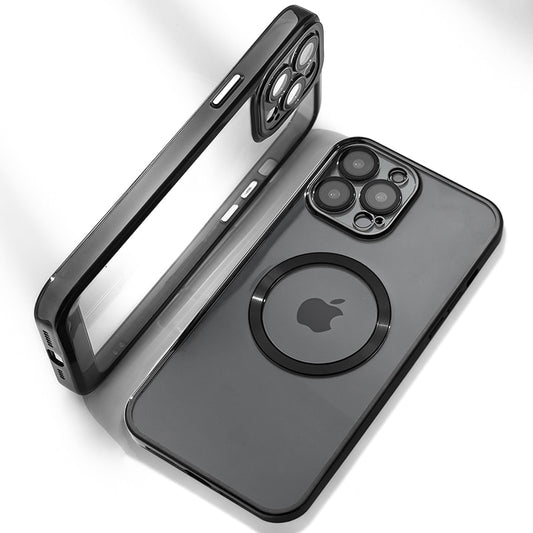 iPhone 16, 16 Pro, 16 Plus, 16 Pro Max And 15 Series Luxury Transparent Case With Magsafe
