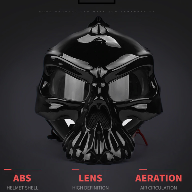 Skull Motorcycle Helmet