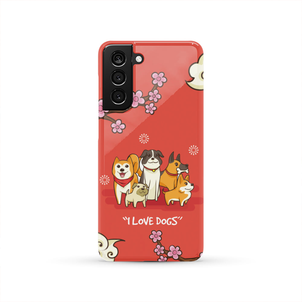 I Love Dogs Phone Case