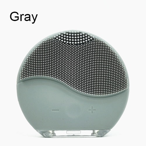 Electric Silicone Facial Cleansing Brush - Perfenq