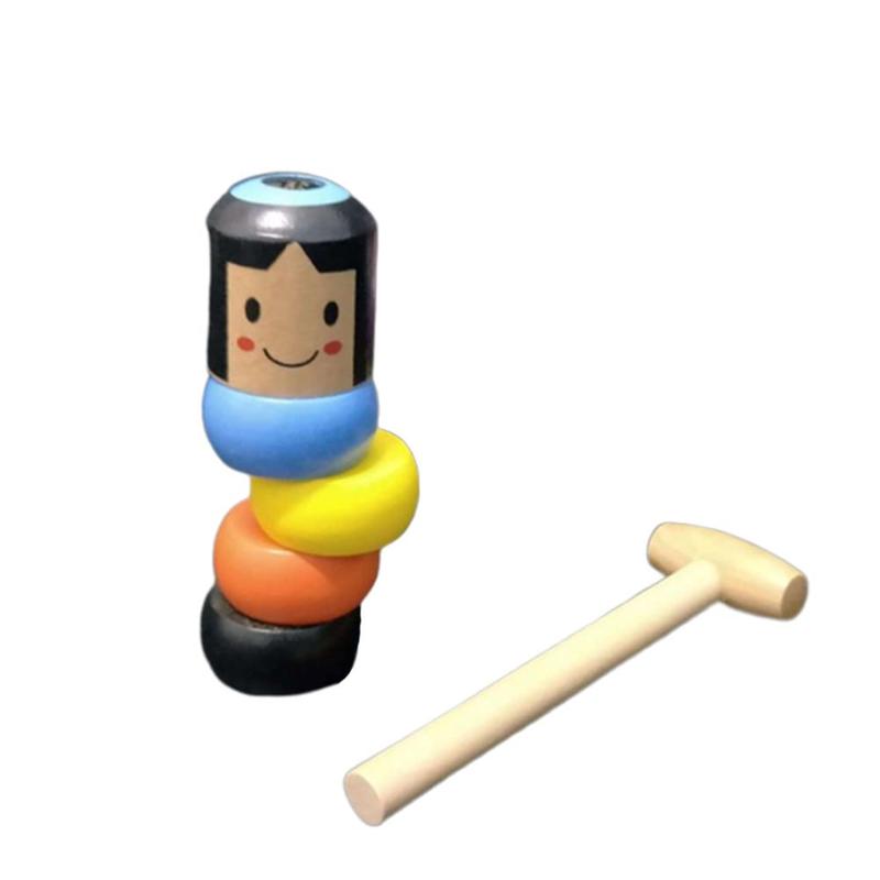 Wooden Stubborn Man Toy - Perfenq