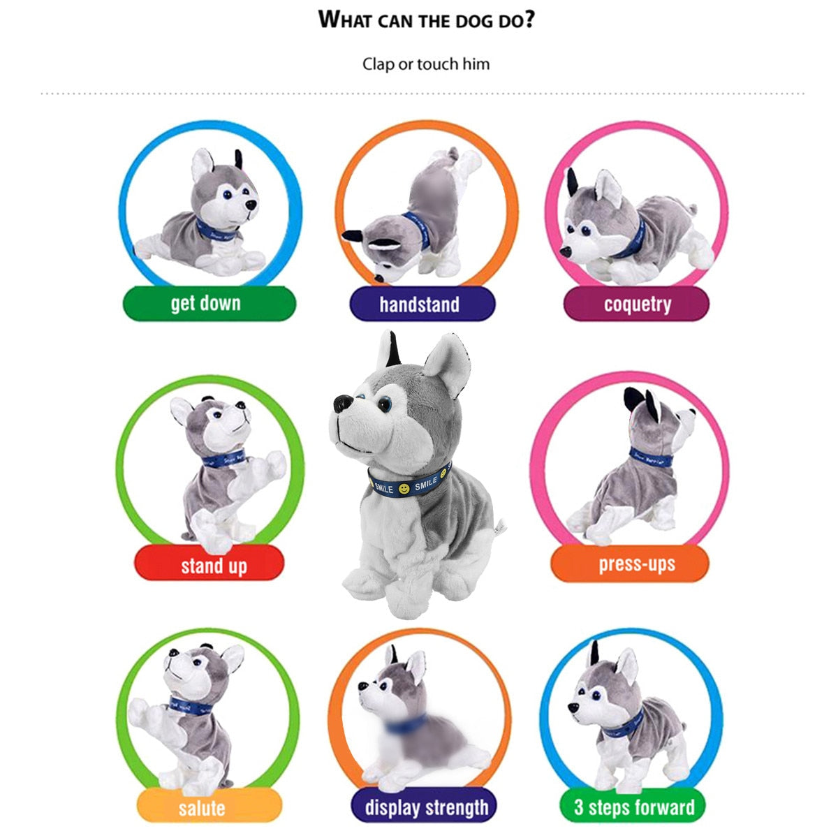 Electric Robot Dog Plush Toy