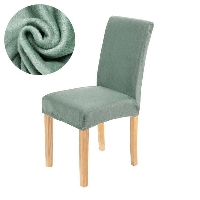 Warm & Fluffy Universal Chair Covers - Perfenq