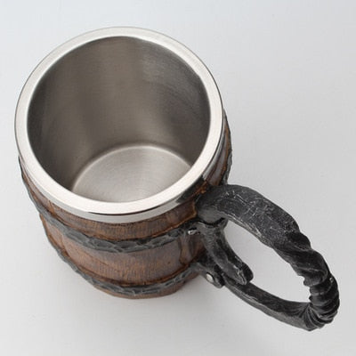 Wood Beer Mug For Christmas