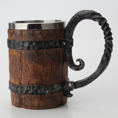 Wood Beer Mug For Christmas