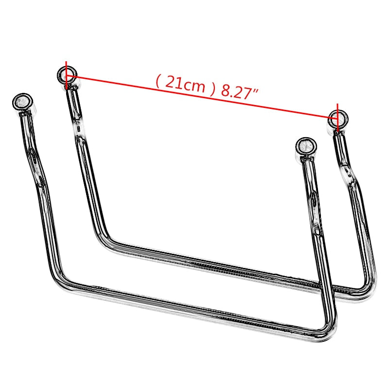 Motorcycle 14cm-24cm Saddlebag Support Bar