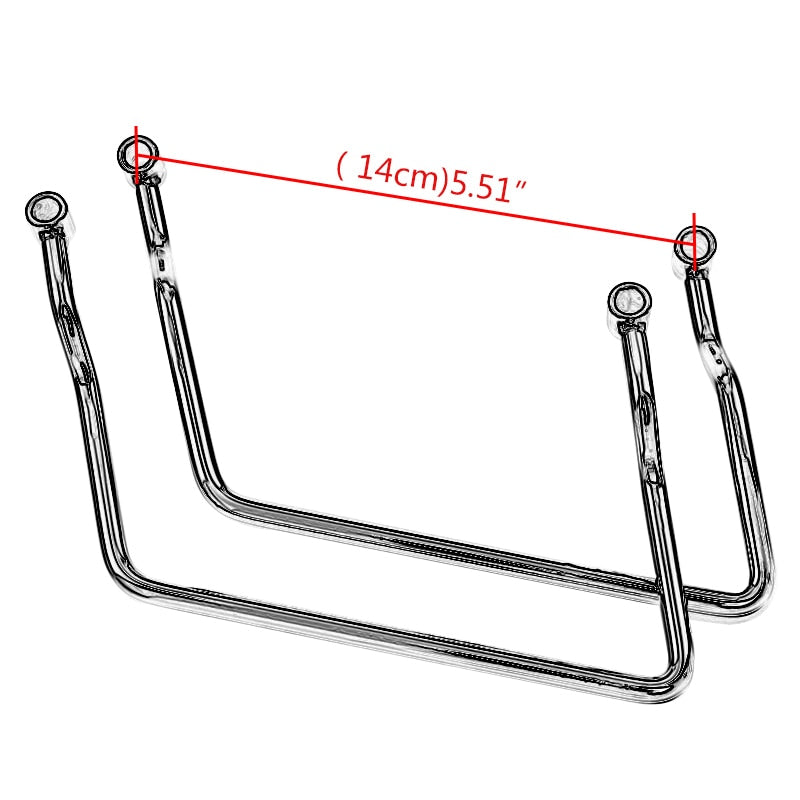 Motorcycle 14cm-24cm Saddlebag Support Bar