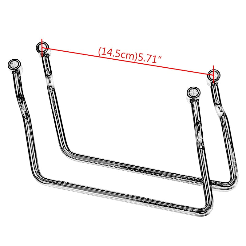 Motorcycle 14cm-24cm Saddlebag Support Bar