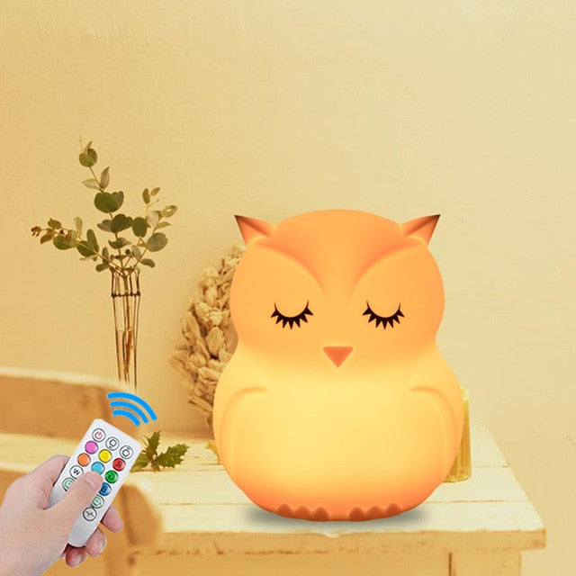 USB Owl LED Night Light