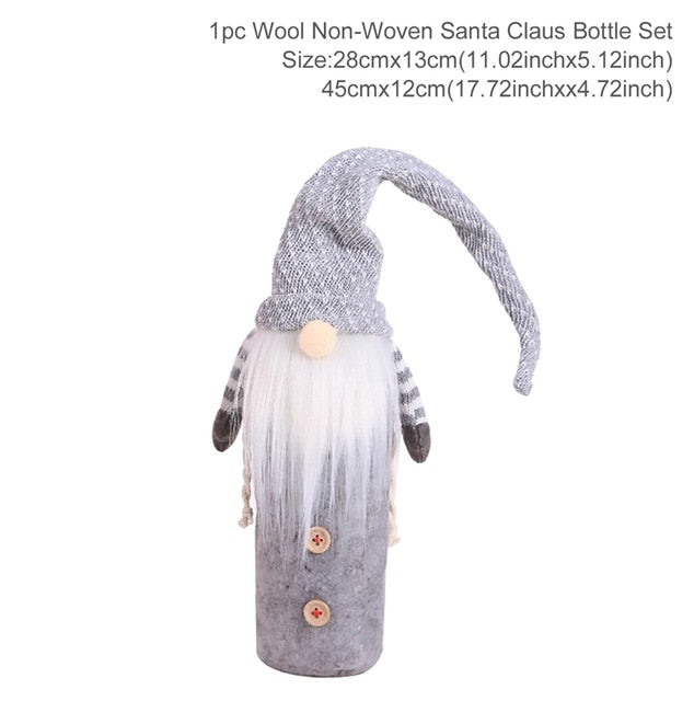 Christmas Wine Bottle Cover