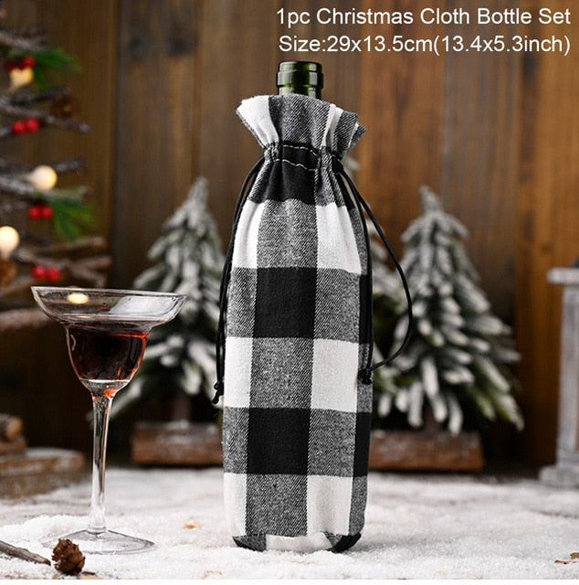 Christmas Wine Bottle Cover
