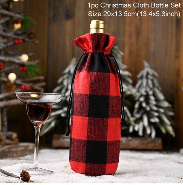Christmas Wine Bottle Cover