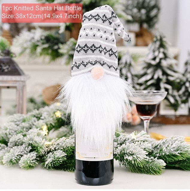 Christmas Wine Bottle Cover