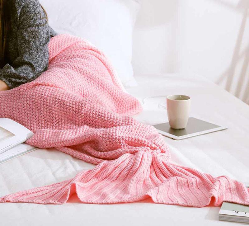 Hot Handmade Mermaid Blanket - Perfenq