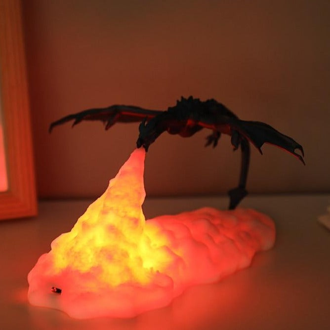 3D LED Fire Dragon Lamp