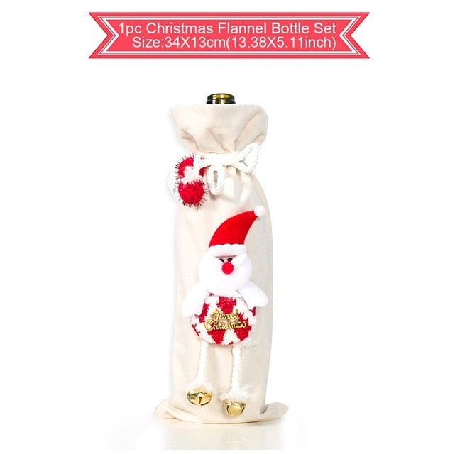 Christmas Wine Bottle Cover